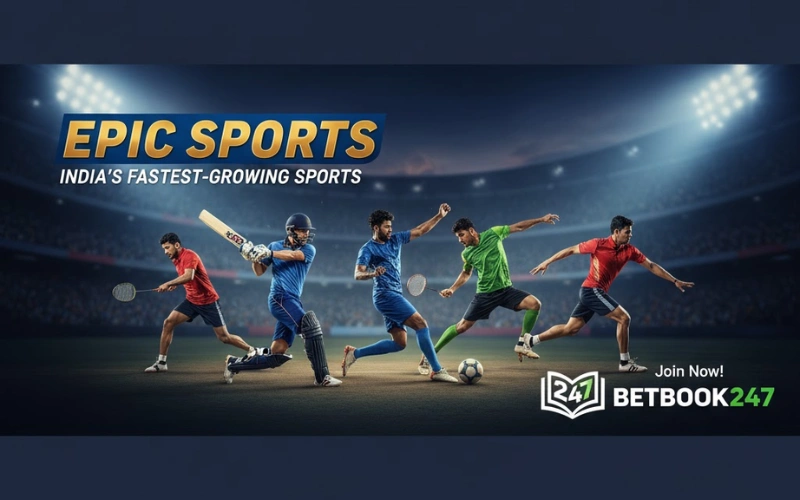 Epic Sports_ India’s Fastest-Growing Sports on Betbook247 featured image